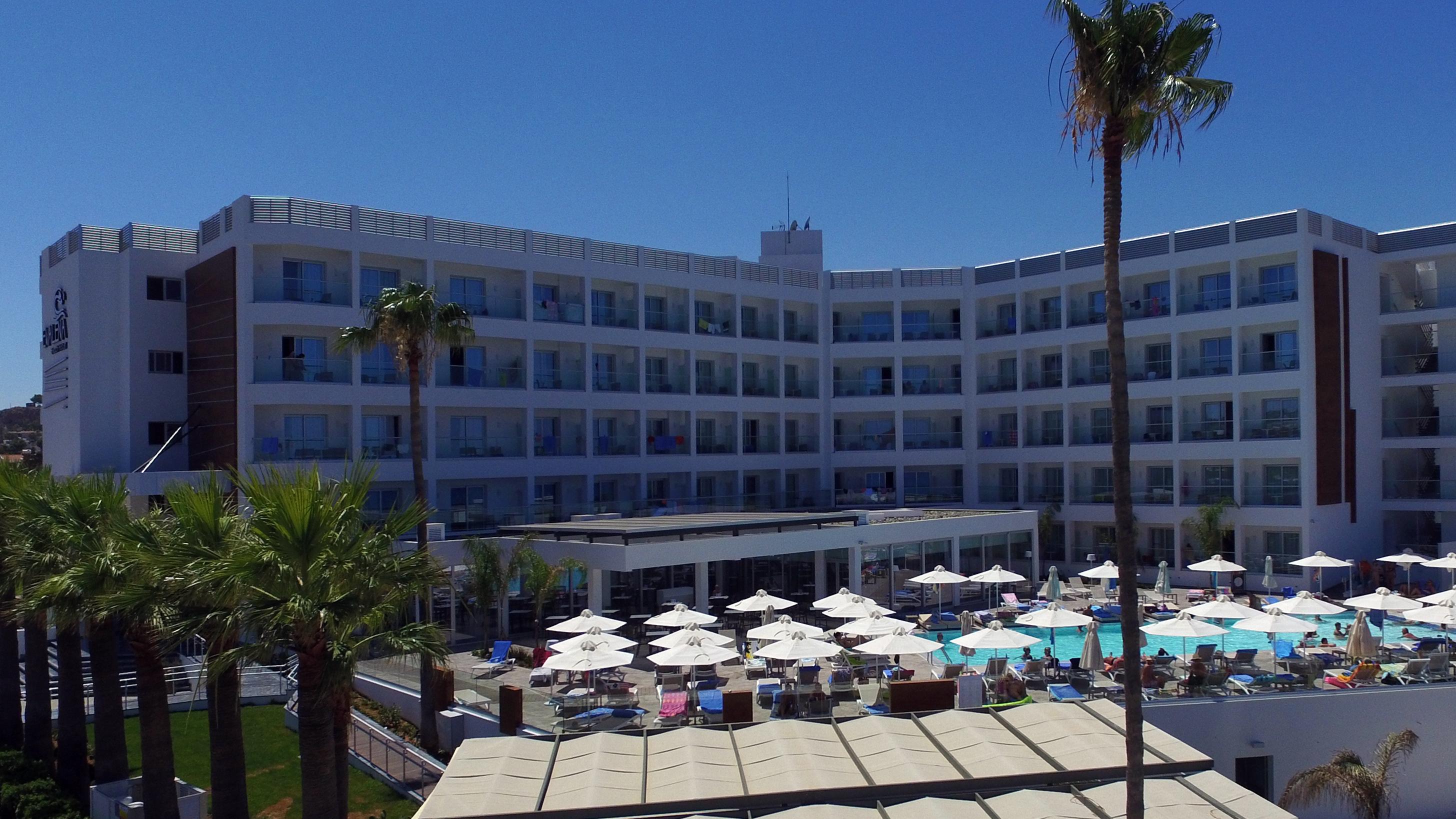 Evalena Beach Hotel Protaras Bagian luar foto